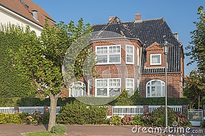 Villa in Laboe Editorial Stock Photo