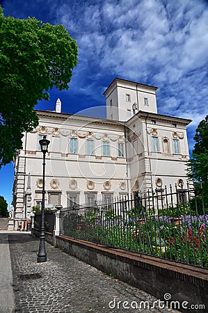 Villa Borghese Stock Photo