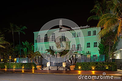 The Villa Casa Casuarina At The Former Versace Mansion shut down Coronavirus Covid 19 Editorial Stock Photo