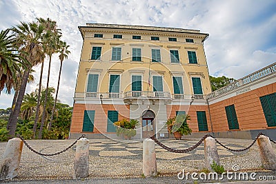 Villa Durazzo - Pallavicini Museum, in Genoa Pegli, Italy. Stock Photo