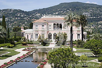 Villa Ephrussi de Rothschild, French Riviera Editorial Stock Photo