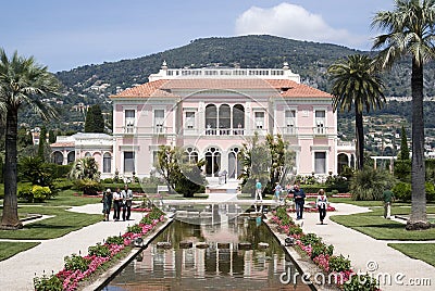 Villa Ephrussi de Rothschild, French Riviera Editorial Stock Photo