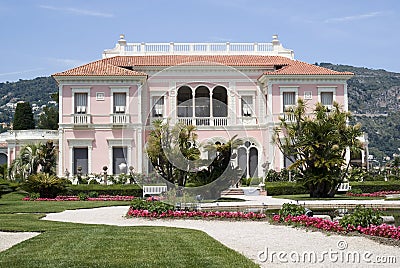 Villa Ephrussi de Rothschild, French Riviera Stock Photo