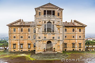 Villa in Frascati, Castelli Romani, Italy Stock Photo