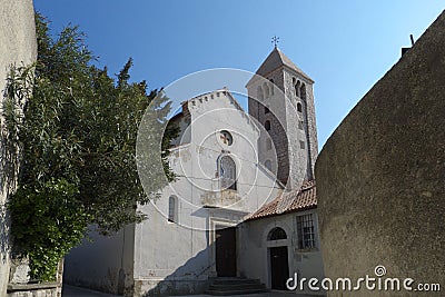 Villa Olga, Rab Croatia Stock Photo