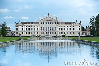 Villa Pisani - historic palace and park in Italy Stock Photo