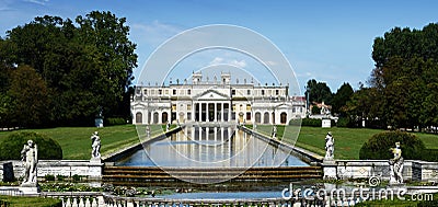 Villa Pisani, one of the most famous venetian villas in northern Italy. Editorial Stock Photo