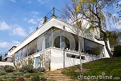 Villa Tugendhat by architect Ludwig Mies van der Rohe built in 1929-1930 Stock Photo