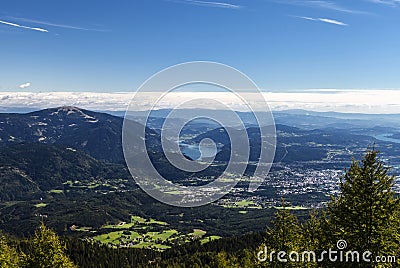 Villach und Ossiacher See Stock Photo