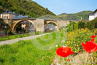 Villafranca del Bierzo by Way of Saint James Leon Stock Photo