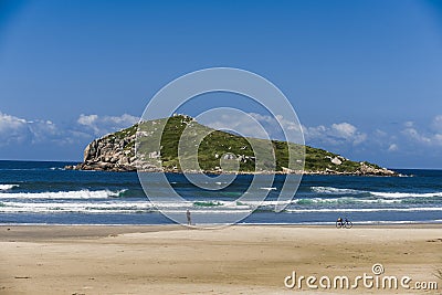 Village beach, Imbituba, southern Santa Catarina state in Brazil Stock Photo