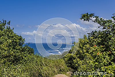 Village beach, Imbituba, southern Santa Catarina state in Brazil Stock Photo