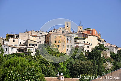 Village of Biot in France Stock Photo