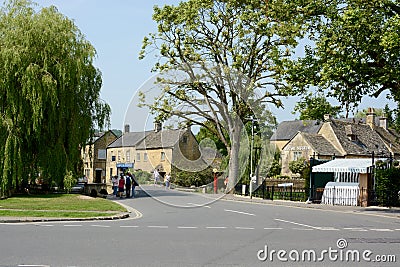 The village of Bourton on the Water Editorial Stock Photo