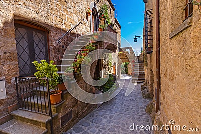 Village Civita di Bagnoregio in Italy Stock Photo
