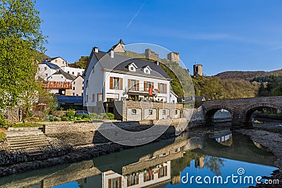 Village Esch sur Sure in Luxembourg Stock Photo