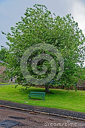 The village of Ford and Etal in County of Northumberland Stock Photo