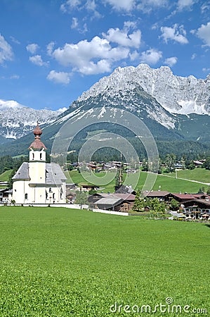 Going am Wilden Kaiser,Tirol,Austria Stock Photo