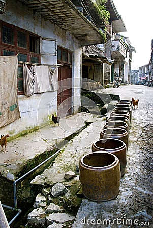 Village in Guilin, China Stock Photo