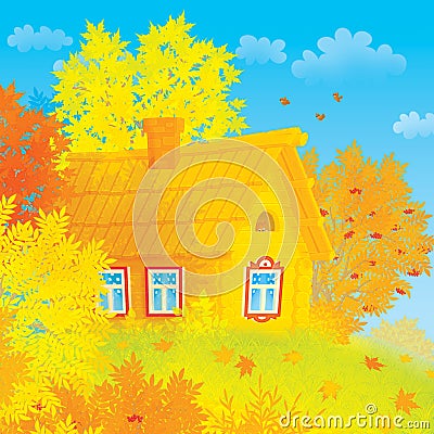 Village house Stock Photo