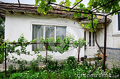 Village house in the summer Stock Photo