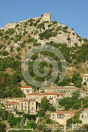 Village Of Karitena, Greece Stock Photo