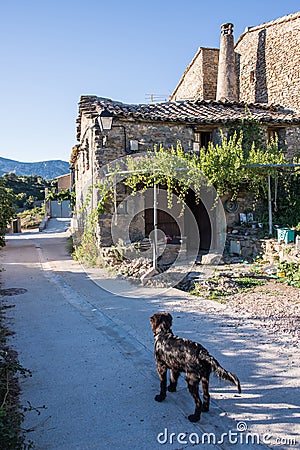 Village of Las Almunias in Sierra de Guara, Spain Stock Photo