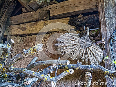 Village life. Abandoned places. Forgotten people. natural living. Stock Photo