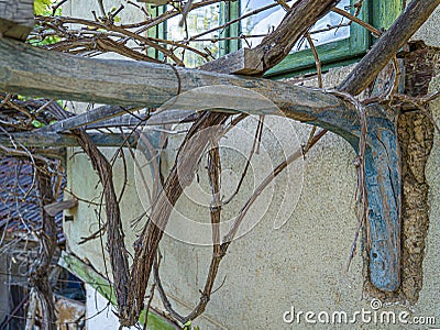 Village life. Abandoned places. Forgotten people. natural living. Stock Photo