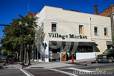 Village Market, Wilmington, NC. Editorial Stock Photo