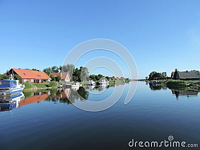 Village Minge, Lithuania Stock Photo