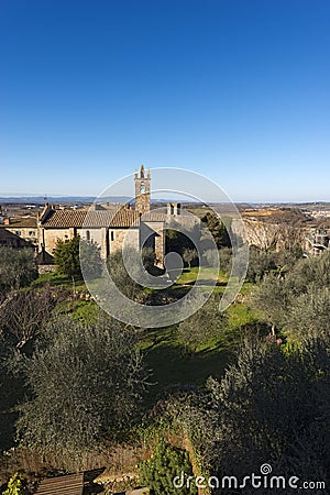 Village of Monteriggioni - Siena Toscana Italy Stock Photo