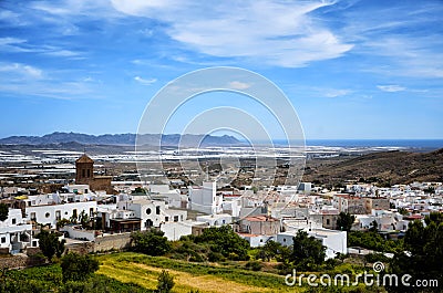 Village of Nijar, Almeria province, Andalusia, Spain Stock Photo