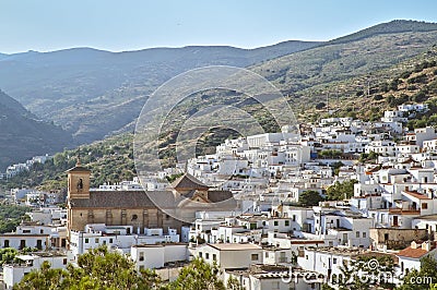 Village of Ohanes in Almeria. Andalusia. Stock Photo