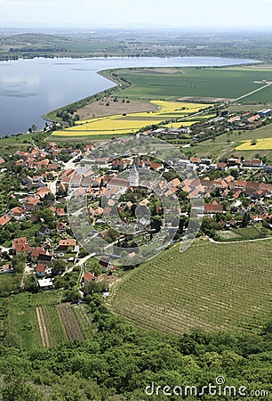 Village of Pavlov in Southern Moravia Stock Photo