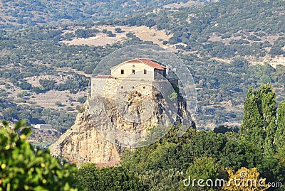 Village Petra,Greece Stock Photo