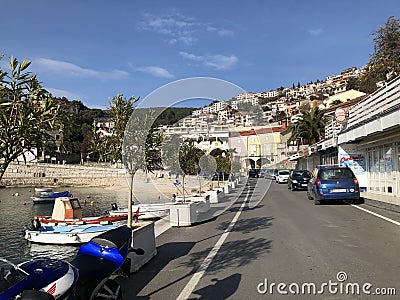 The Village of Rabac in Istria,adriatic Sea Editorial Stock Photo