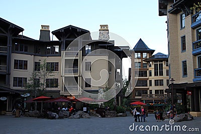 The Village of Squaw Valley Editorial Stock Photo