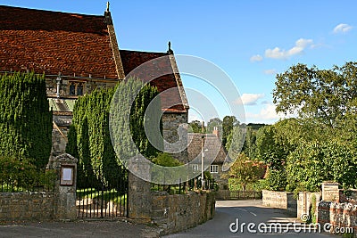 Village street Stock Photo