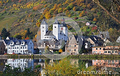 Village Treis-Karden,Mosel,Germany Stock Photo