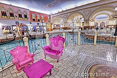 Villaggio Mall in Doha Editorial Stock Photo