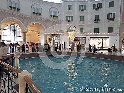 Villagio Mall Doha Qatar Editorial Stock Photo