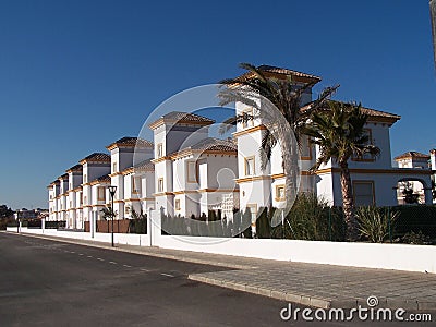 Villas at Vera Playa Stock Photo