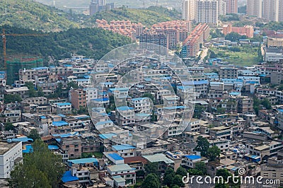 Villege city view of guiyang,china 5 Editorial Stock Photo