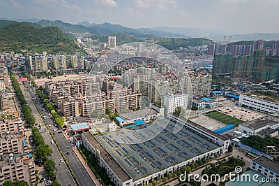 Villege city view of guiyang,china 7 Editorial Stock Photo