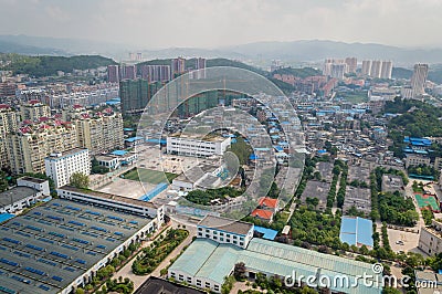 Villege city view of guiyang,china 8 Editorial Stock Photo