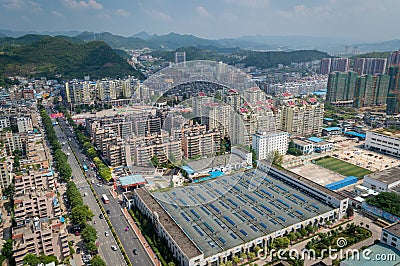 Villege cityscape of guiyang,china 2 Editorial Stock Photo