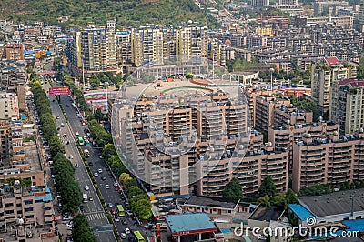 Villege cityscape of guiyang,china 4 Editorial Stock Photo
