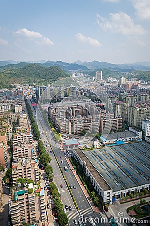 Villege cityscape of guiyang,china 5 Editorial Stock Photo