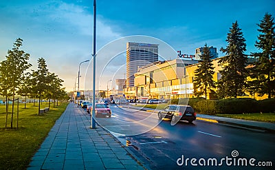 Vilnius city Editorial Stock Photo